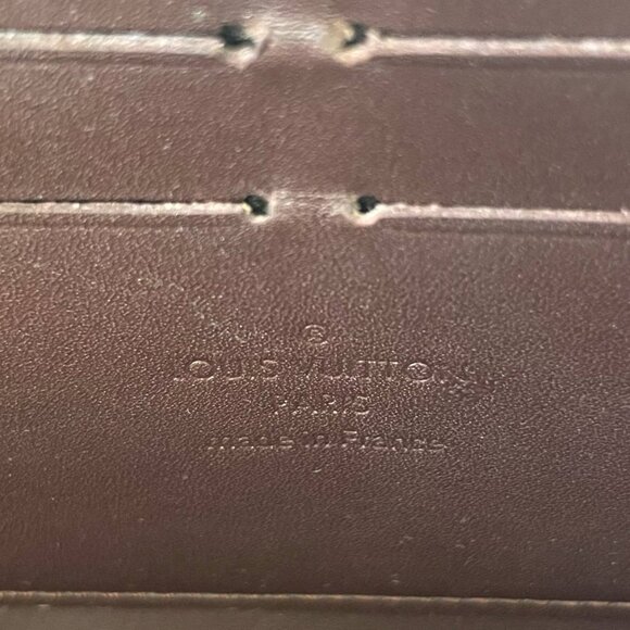 Louis Vuitton Vernis Zippy Wallet Amarante M93522 - Picture 10 of 13